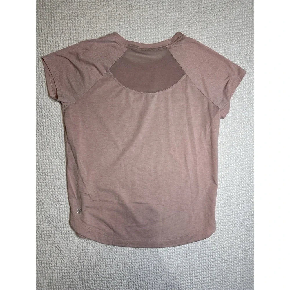 Athleta Girl Comeback Tee XL 14 Pink Short Sleeve Athletic Active T-Shirt